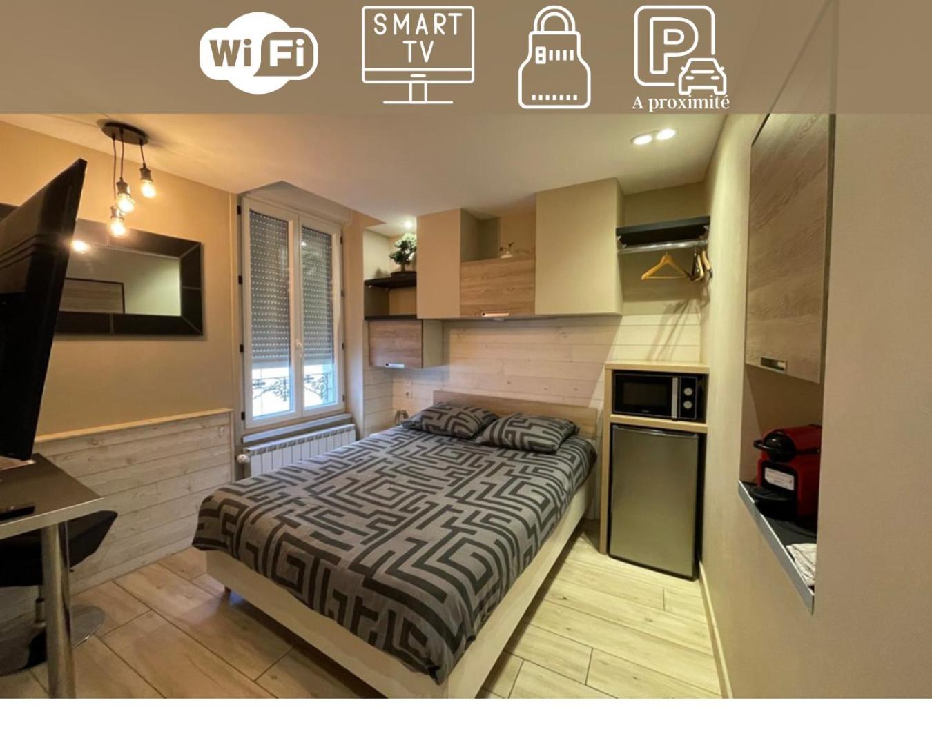 RDC 1 - Chambre meublée au cœur du centre ville de Montluçon - WIFI et NETFLIX Esterno foto